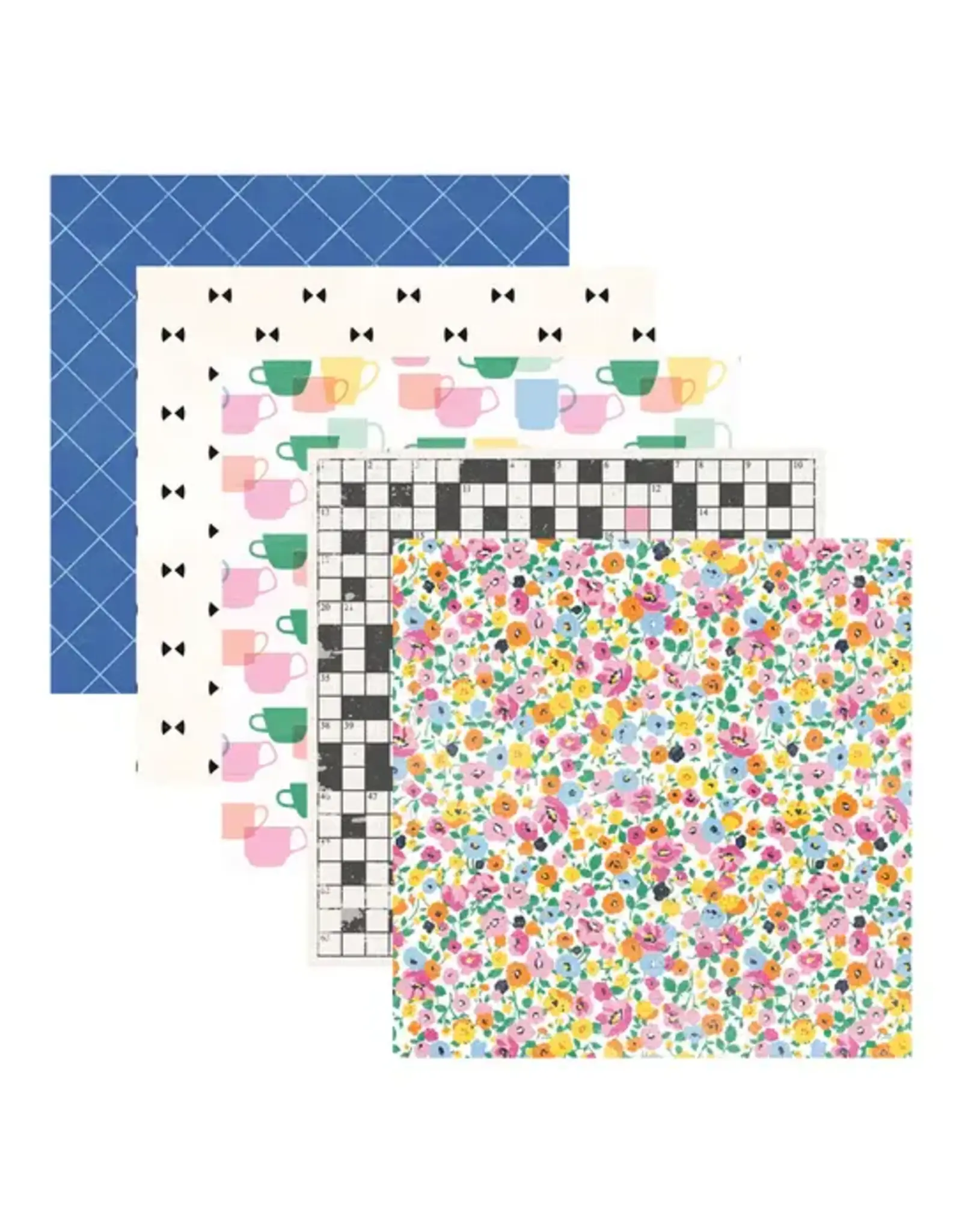 SPELLBINDERS SPELLBINDERS ROSIE'S STUDIO BREAKFAST IN BED 12x12 PAPER PACK