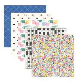 SPELLBINDERS SPELLBINDERS ROSIE'S STUDIO BREAKFAST IN BED 12x12 PAPER PACK