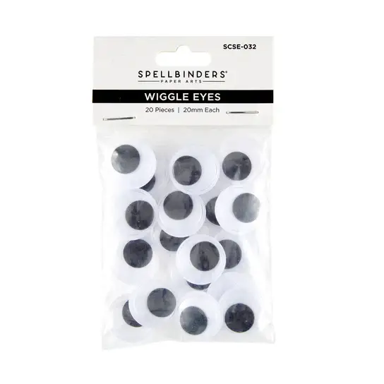 SPELLBINDERS SPELLBINDERS WIGGLE EYES 20/PK