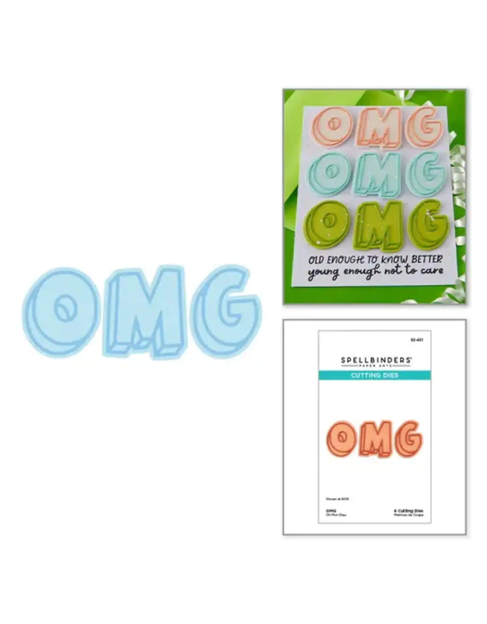 SPELLBINDERS SPELLBINDERS AGED TO PERFECTION COLLECTION OMG ETCHED DIE SET