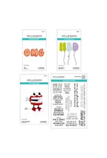 SPELLBINDERS SPELLBINDERS AGED TO PERFECTION CLEAR STAMP & DIE SET BUNDLE