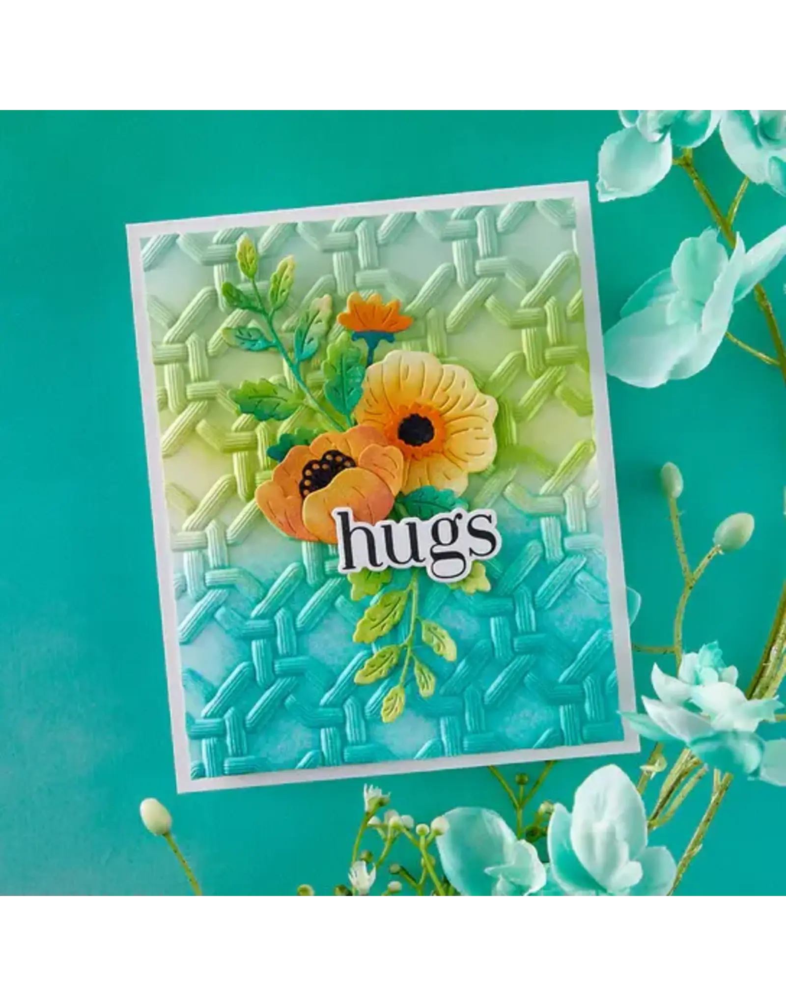 SPELLBINDERS SPELLBINDERS STYLIZED LATTICE 3D EMBOSSING FOLDER