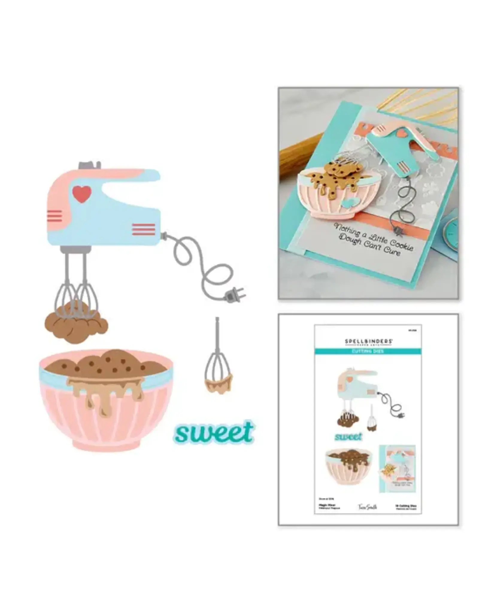 SPELLBINDERS SPELLBINDERS TINA SMITH MAGIC MIXER ETCHED DIE SET