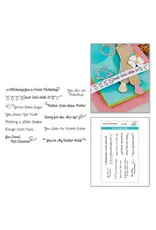 SPELLBINDERS SPELLBINDERS TINA SMITH SUGARED EXPRESSIONS CLEAR STAMP SET