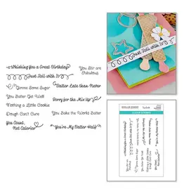 SPELLBINDERS SPELLBINDERS TINA SMITH SUGARED EXPRESSIONS CLEAR STAMP SET