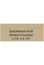PAPER CUT THE PAPER CUT SLIMLINE SPECKLETONE KRAFT ENVELOPES 25 PACK