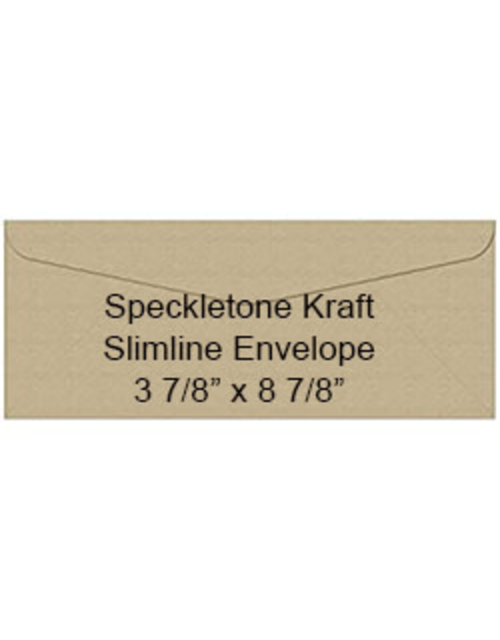 PAPER CUT THE PAPER CUT SLIMLINE SPECKLETONE KRAFT ENVELOPES 25 PACK