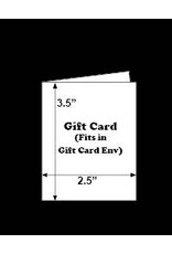 PAPER CUT THE PAPER CUT WHITE GIFT CARD 25/PK