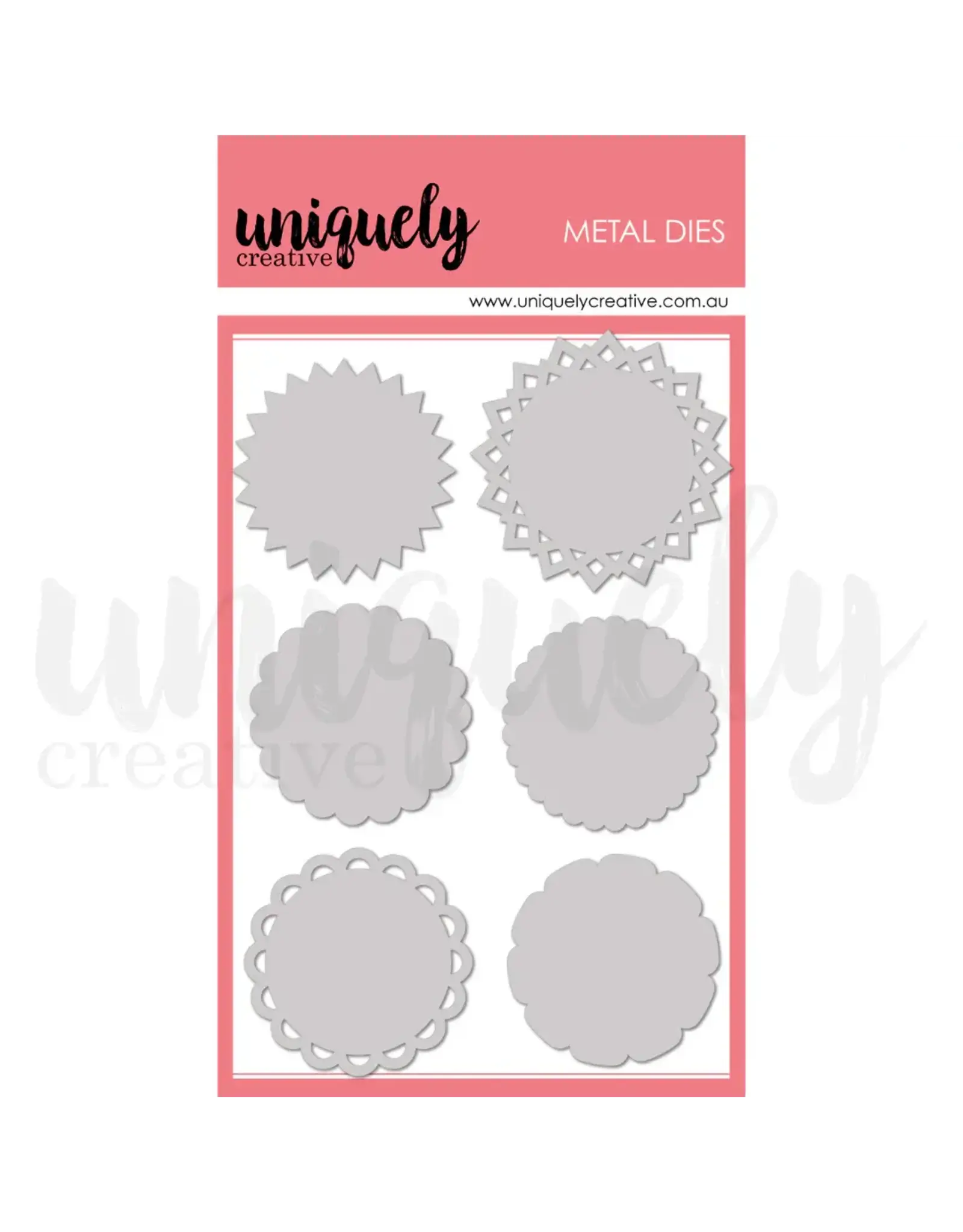 UNIQUELY CREATIVE UNIQUELY CREATIVE CUT-A-PART ESSENTIALS #9 DIE SET