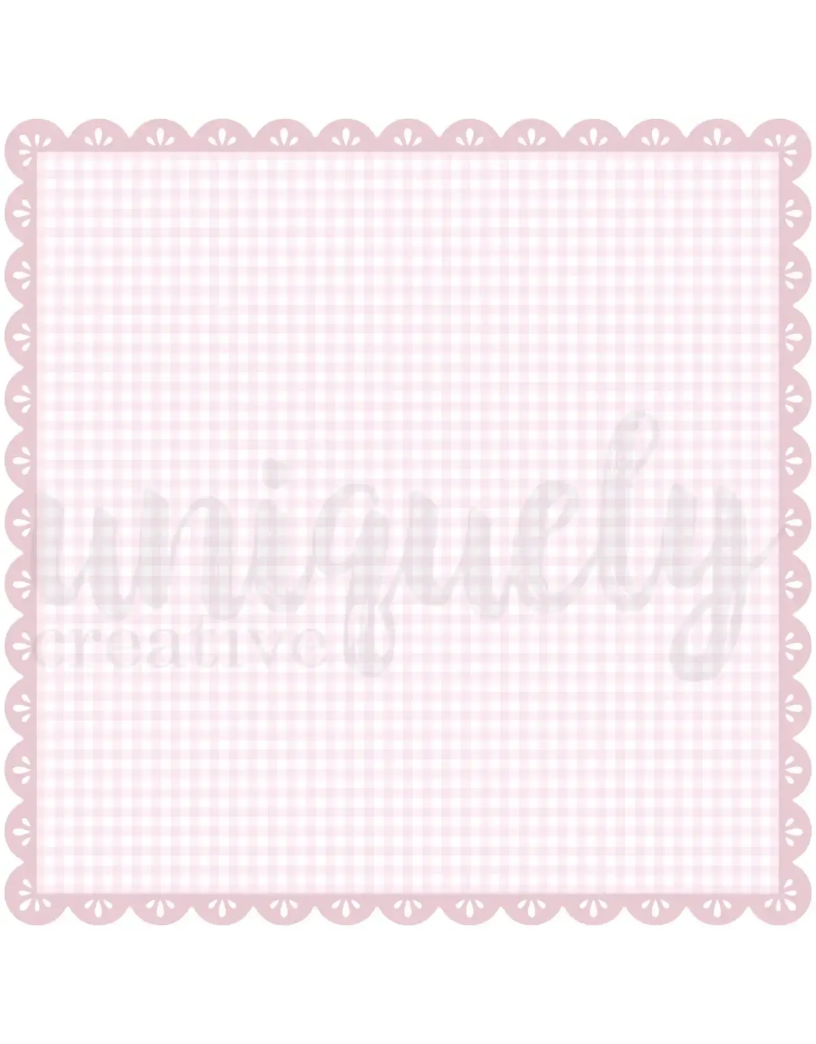 UNIQUELY CREATIVE UNIQUELY CREATIVE GINGHAM SQUARE DECORATIVE BASE LAYER