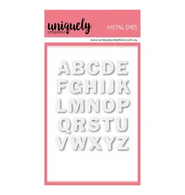 UNIQUELY CREATIVE UNIQUELY CREATIVE SMALL UPPERCASE ALPHA DIE SET