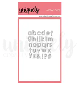 UNIQUELY CREATIVE UNIQUELY CREATIVE TINY LOWERCASE ALPHA DIE SET