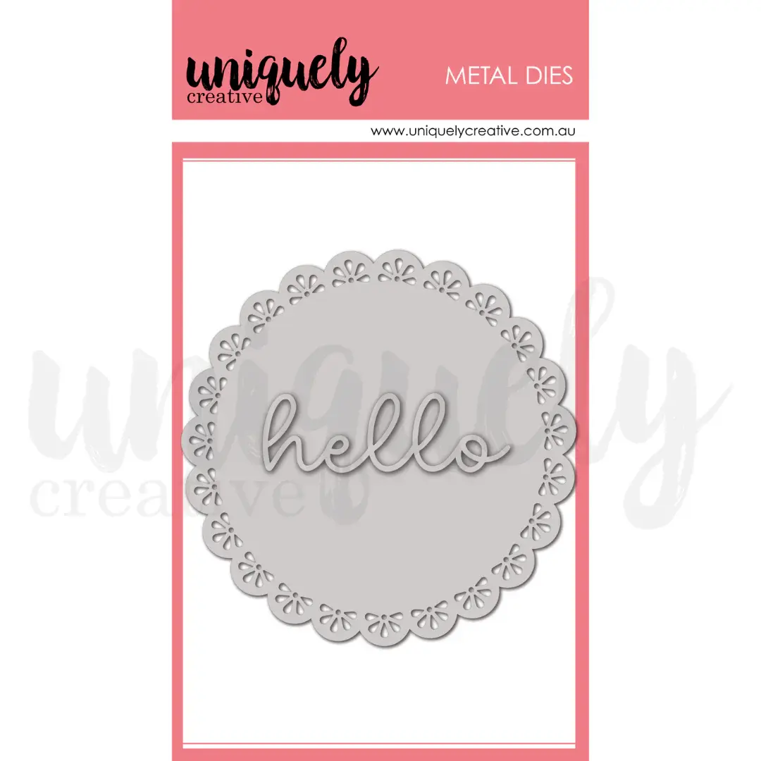 UNIQUELY CREATIVE UNIQUELY CREATIVE DELICATE DOILY DIE SET