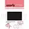UNIQUELY CREATIVE UNIQUELY CREATIVE BLACK MEMORY BOX FOLIO