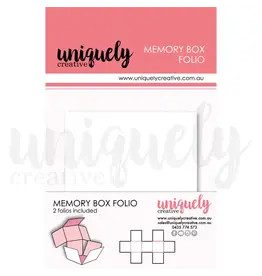 UNIQUELY CREATIVE UNIQUELY CREATIVE WHITE MEMORY BOX FOLIO