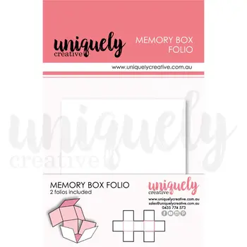 UNIQUELY CREATIVE UNIQUELY CREATIVE WHITE MEMORY BOX FOLIO