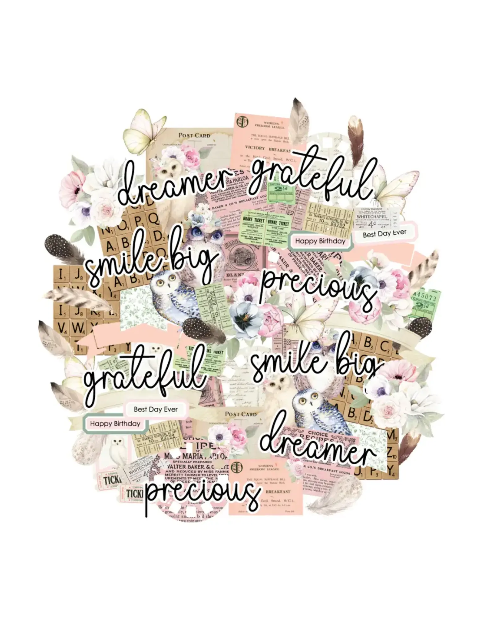 UNIQUELY CREATIVE UNIQUELY CREATIVE WHISPERS OF WISDOM CREATIVE CUTS DIE CUTS