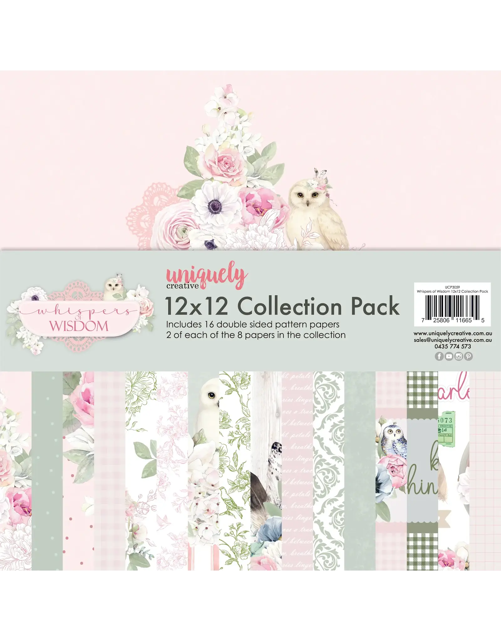 UNIQUELY CREATIVE UNIQUELY CREATIVE WHISPERS OF WISDOM 12x12 COLLECTION PACK