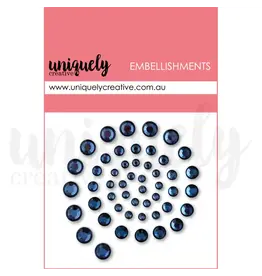UNIQUELY CREATIVE UNIQUELY CREATIVE NAVY RHINESTONES