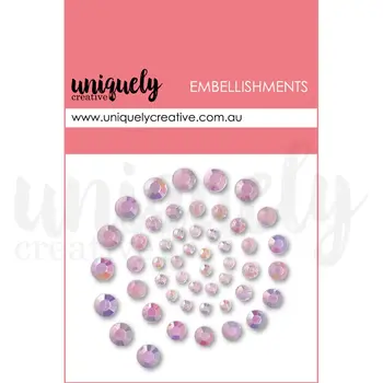 UNIQUELY CREATIVE UNIQUELY CREATIVE LAVENDER RHINESTONES