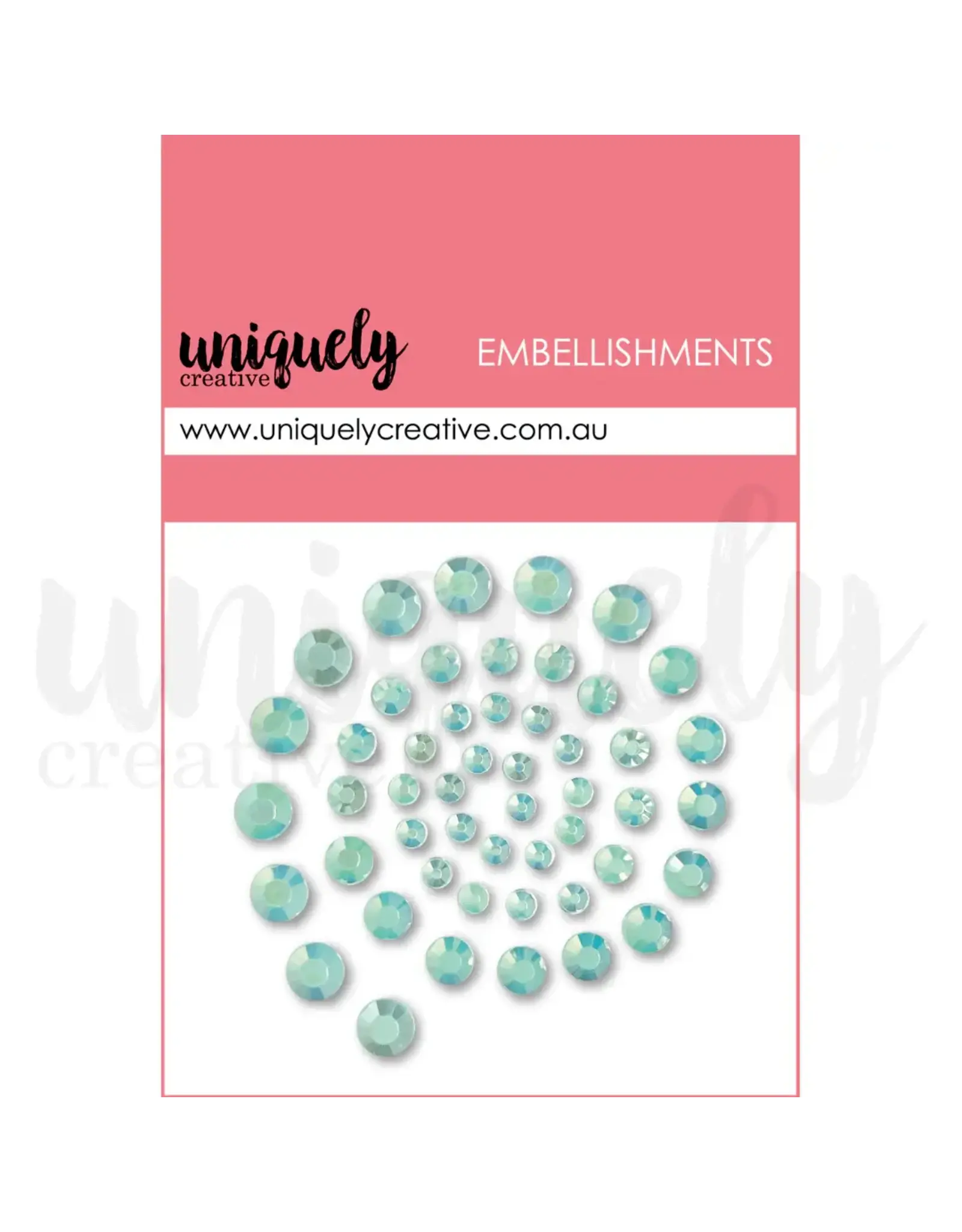 UNIQUELY CREATIVE UNIQUELY CREATIVE MINT RHINESTONES