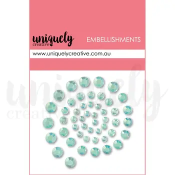 UNIQUELY CREATIVE UNIQUELY CREATIVE MINT RHINESTONES