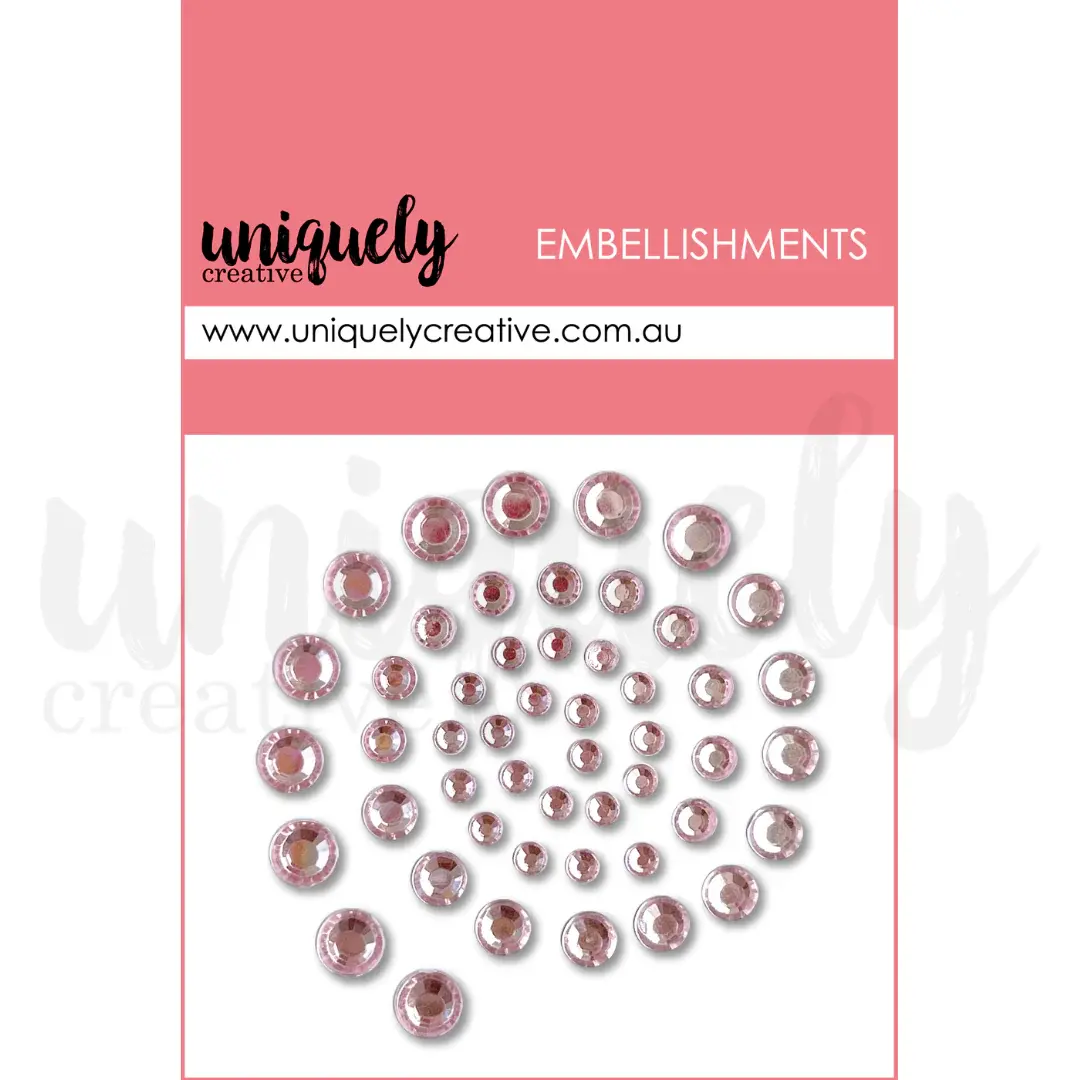 UNIQUELY CREATIVE UNIQUELY CREATIVE PINK RHINESTONES
