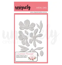 UNIQUELY CREATIVE UNIQUELY CREATIVE LAYERED FLOWER DIE SET