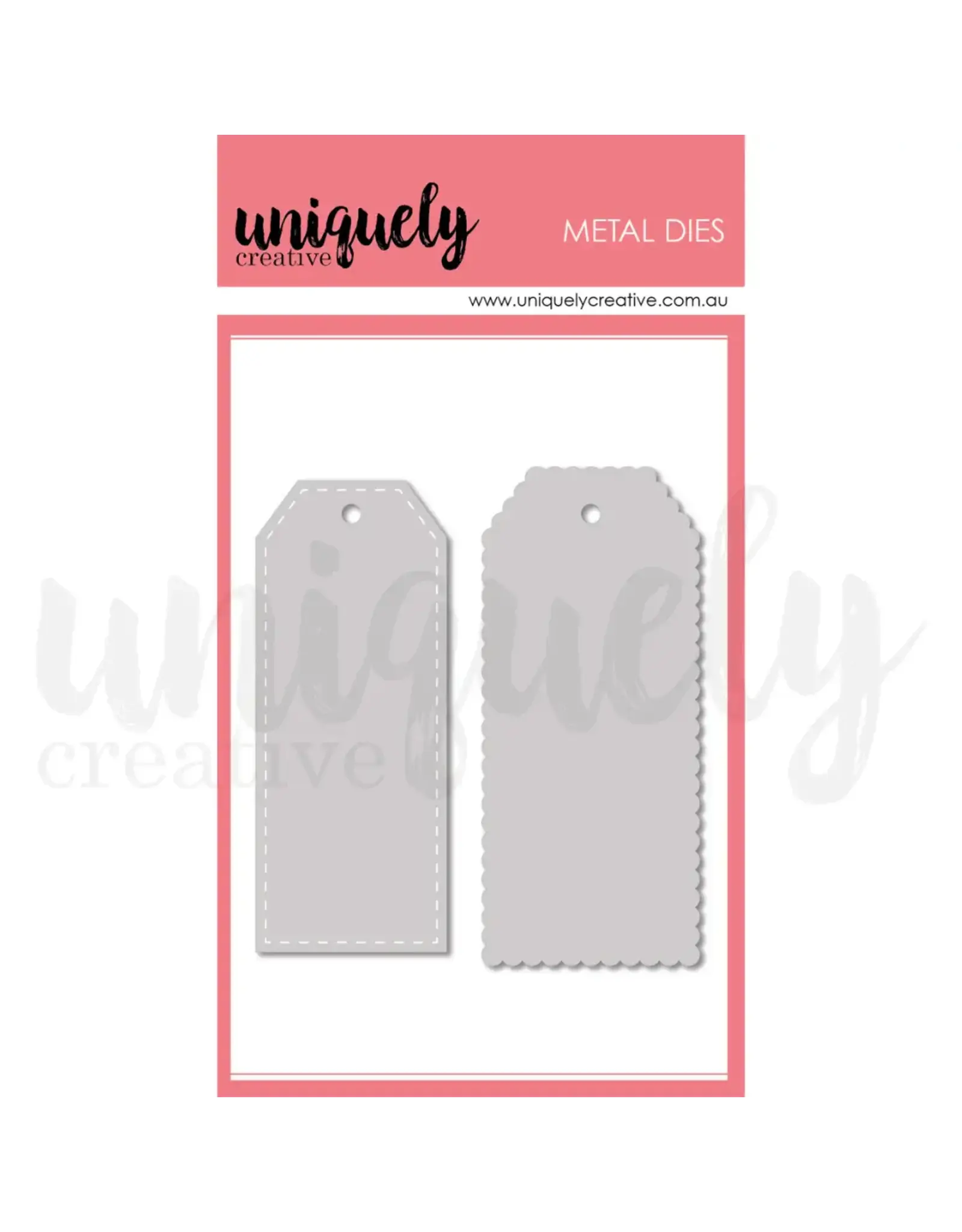UNIQUELY CREATIVE UNIQUELY CREATIVE PAPER TAG DIE SET
