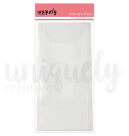 UNIQUELY CREATIVE UNIQUELY CREATIVE STORAGE POCKET 5.5x11 5/PK