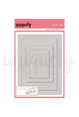 UNIQUELY CREATIVE UNIQUELY CREATIVE PIERCED RECTANGLE PHOTO MAT BORDER DIE SET