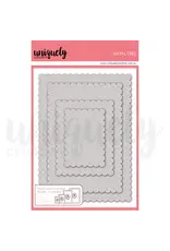 UNIQUELY CREATIVE UNIQUELY CREATIVE SCALLOPED RECTANGLE PHOTO MAT BORDER DIE SET