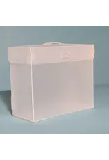 THE ORGANIZED OPTION THE ORGANIZED OPTION 5x7 FILE MASTER STORAGE BOX WITH 5 POCKETS