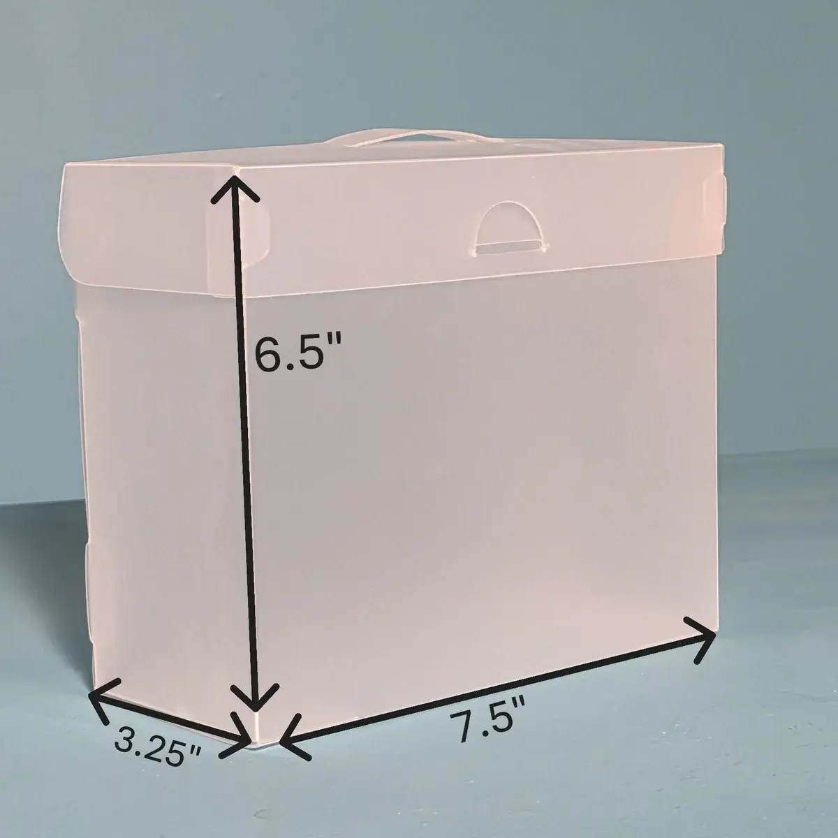 THE ORGANIZED OPTION THE ORGANIZED OPTION 5x7 FILE MASTER STORAGE BOX WITH 5 POCKETS