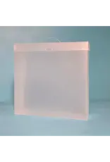 THE ORGANIZED OPTION THE ORGANIZED OPTION 12x12 FILE MASTER STORAGE BOX WITH 5 POCKETS