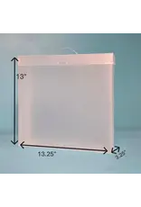 THE ORGANIZED OPTION THE ORGANIZED OPTION 12x12 FILE MASTER STORAGE BOX WITH 5 POCKETS