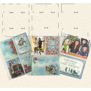 GRAPHIC 45 GRAPHIC 45 MULTI PACK BINDER ALBUM POCKET PAGE REFILLS 6x8