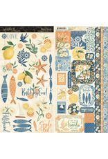 GRAPHIC 45 GRAPHIC 45 SCENIC ROUTE CARDSTOCK STICKER SET