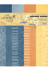 GRAPHIC 45 GRAPHIC 45 SCENIC ROUTE PATTERNS & SOLIDS 8.5x11 COLLECTION PACK