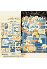 GRAPHIC 45 GRAPHIC 45 SCENIC ROUTE CHIPBOARD TAGS & FRAMES