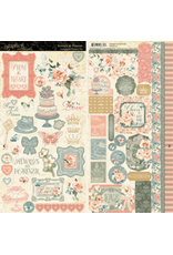 GRAPHIC 45 GRAPHIC 45 ALWAYS & FOREVER CARDSTOCK STICKER SET