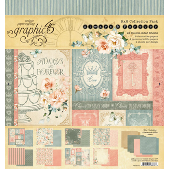 GRAPHIC 45 GRAPHIC 45 ALWAYS & FOREVER 8x8 COLLECTION PACK