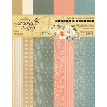 GRAPHIC 45 GRAPHIC 45 ALWAYS & FOREVER PATTERNS & SOLIDS 8.5x11 COLLECTION PACK