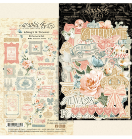 GRAPHIC 45 GRAPHIC 45 ALWAYS & FOREVER EPHEMERA SET