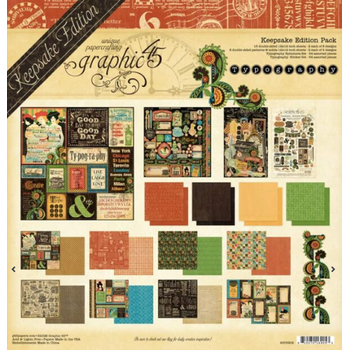GRAPHIC 45 GRAPHIC 45 TYPOGRAPHY KEEPSAKE EDITION