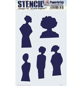 PAPER ARTSY PAPER ARTSY ALISON BOMBER PS501 STENCIL