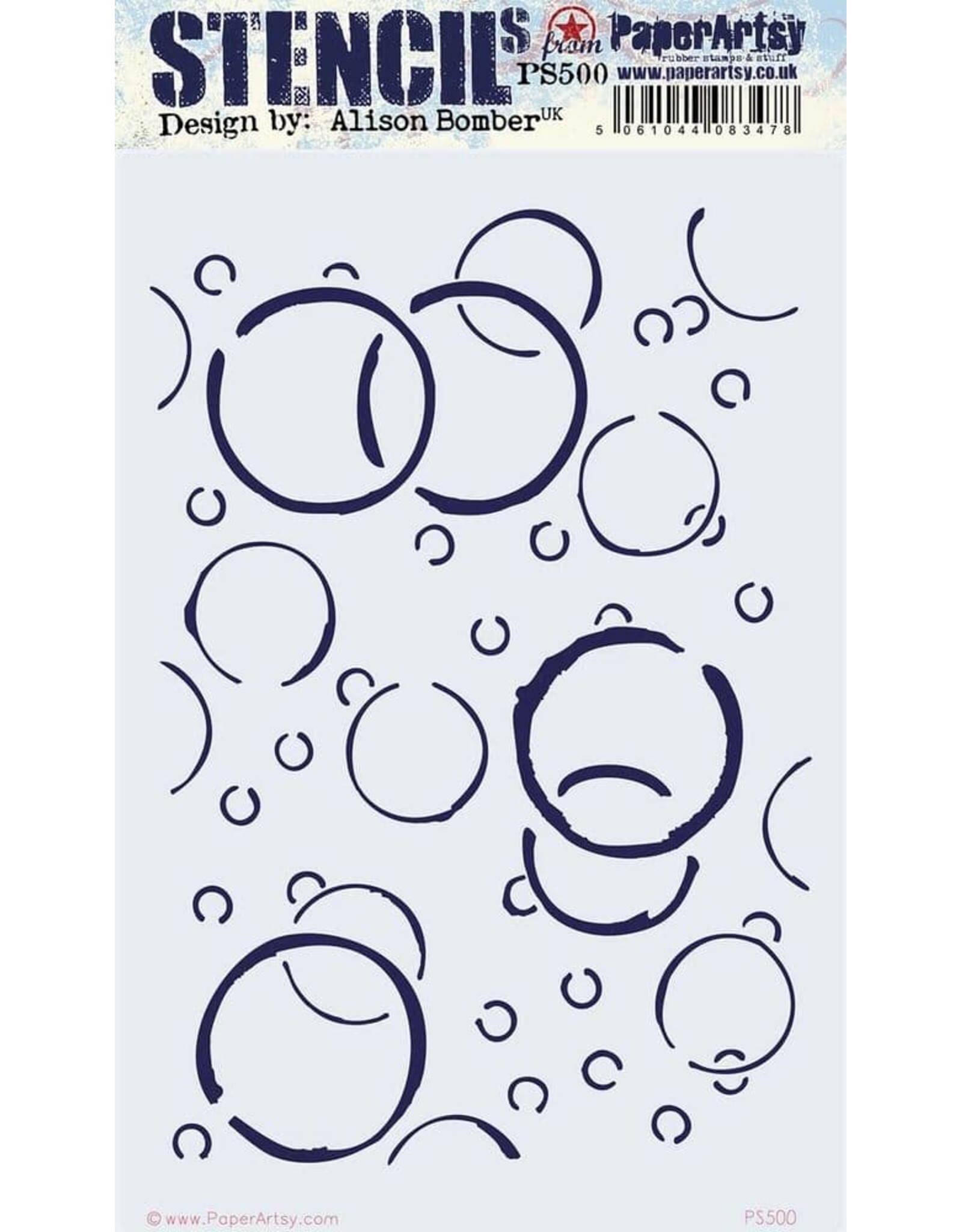 PAPER ARTSY PAPER ARTSY ALISON BOMBER PS500 STENCIL