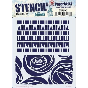 PAPER ARTSY PAPER ARTSY LYNNE PERRELLA PS496 STENCIL