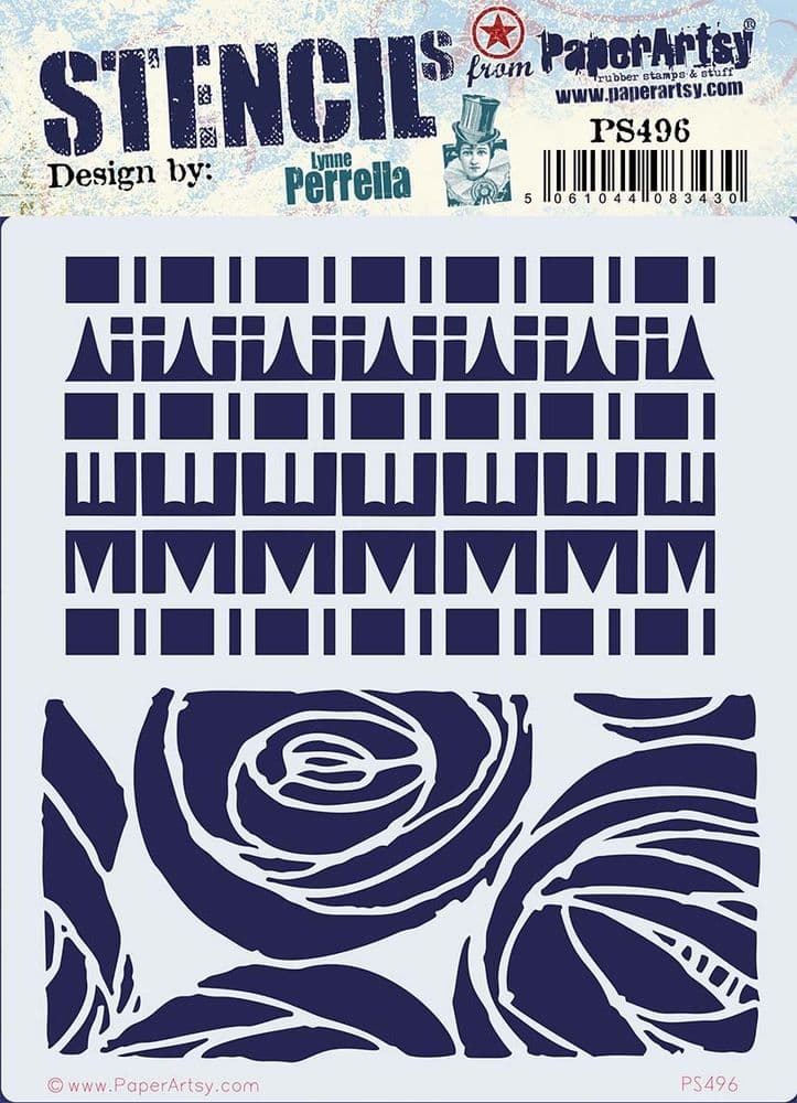PAPER ARTSY PAPER ARTSY LYNNE PERRELLA PS496 STENCIL