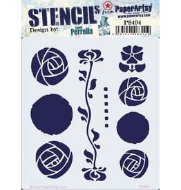 PAPER ARTSY PAPER ARTSY LYNNE PERRELLA PS494 STENCIL